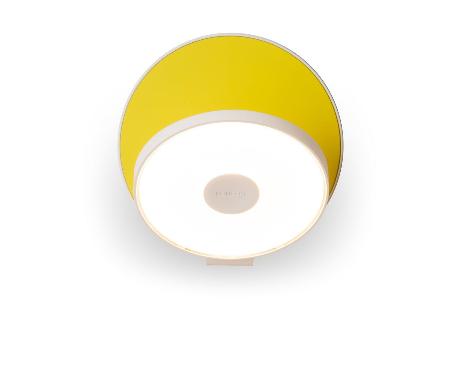 Koncept - GRW-S-MWT-MYW-HW - LED Wall Sconce - Gravy - Matte White, Matte Yellow