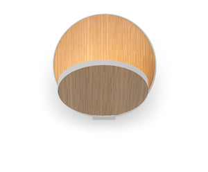 Koncept - GRW-S-MWT-WOK-HW - LED Wall Sconce - Gravy - Matte White, White Oak