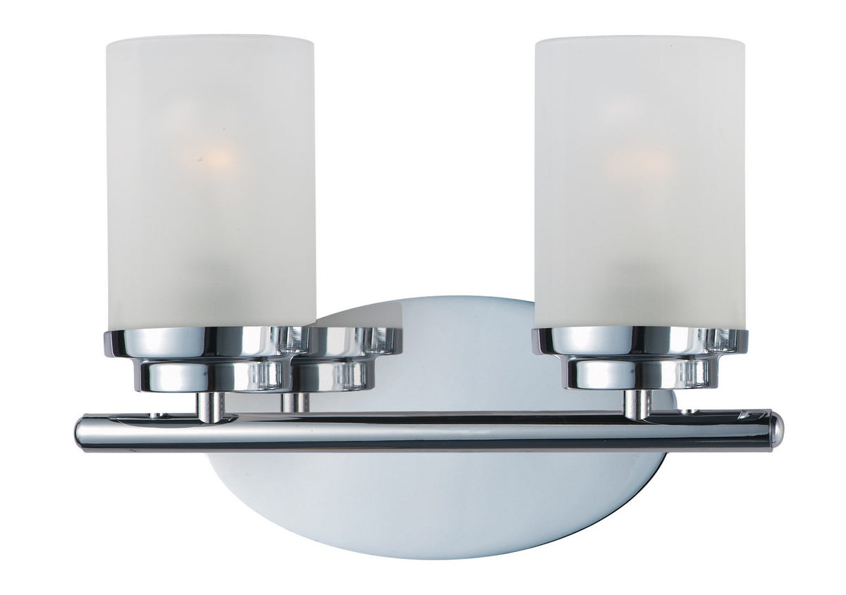 Maxim - 10212FTPC - Two Light Bath Vanity - Corona - Polished Chrome