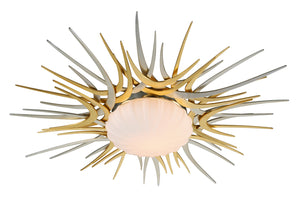 Corbett Lighting - 224-32-GL/SL - LED Flush Mount - Helios - Gold And Silver Leaf