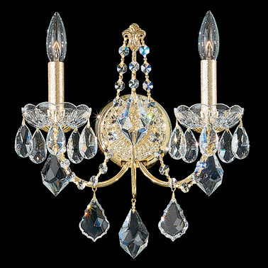 Schonbek - 1702-211 - Two Light Wall Sconce - Century - Aurelia