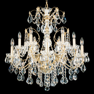 Schonbek - 1712-211 - 12 Light Chandelier - Century - Gold