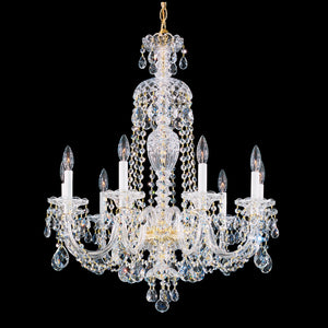 Schonbek - 2996-40H - Nine Light Chandelier - Sterling - Silver