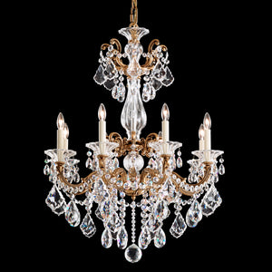 Schonbek - 5007-83S - Eight Light Chandelier - La Scala - Florentine Bronze