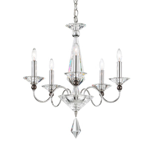 Schonbek - 9675-40CL - Five Light Chandelier - Jasmine - Silver