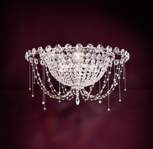 Schonbek - CM8426N-401A - Five Light Flush Mount - Chrysalita - Stainless Steel