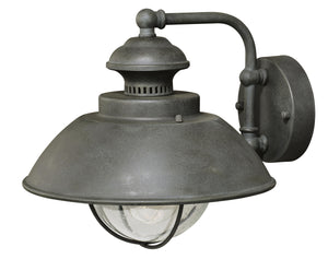 Vaxcel - T0267 - One Light Outdoor Wall Mount - Harwich - Textured Gray