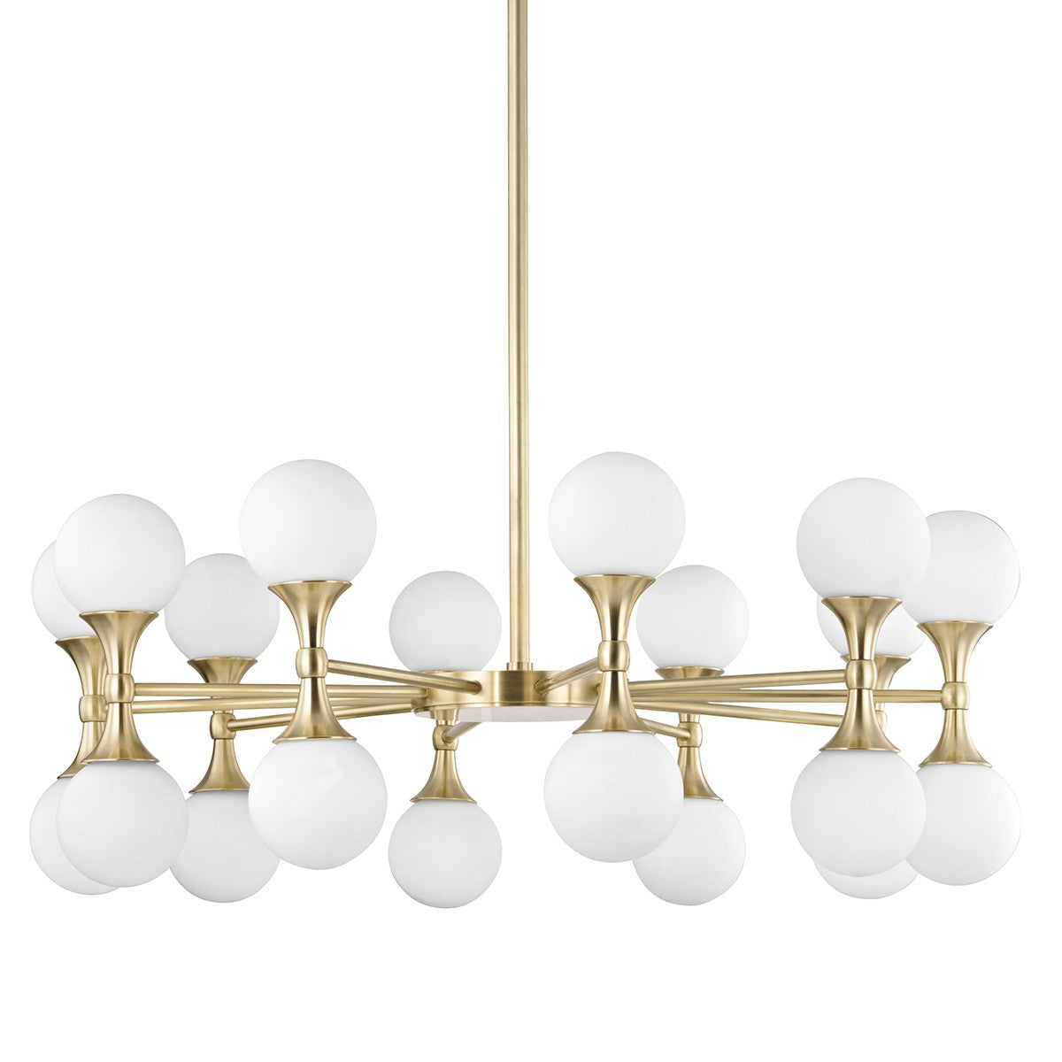 Hudson Valley - 3320-AGB - LED Chandelier - Astoria - Aged Brass