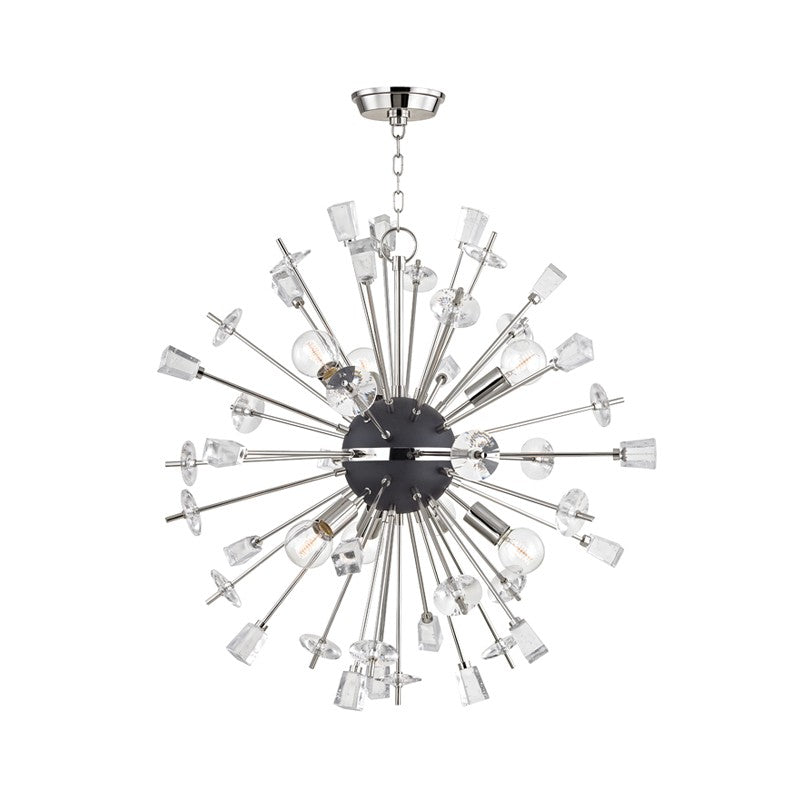 Hudson Valley - 5032-PN - Six Light Chandelier - Liberty - Polished Nickel