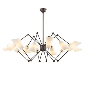 Hudson Valley - 5312-OB - 12 Light Chandelier - Buckingham - Old Bronze