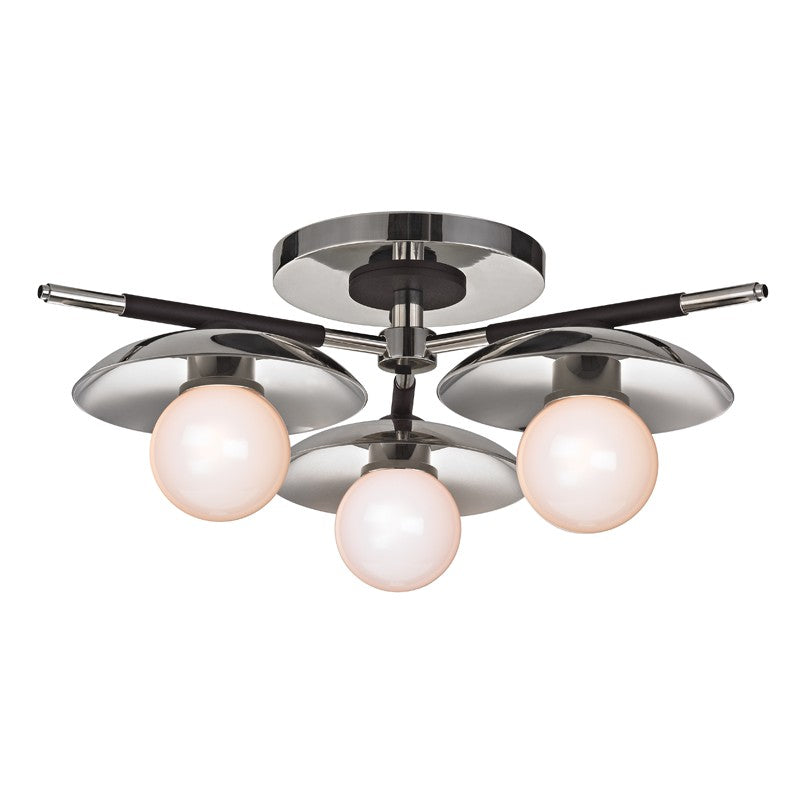 Hudson Valley - 9823-PN - LED Semi Flush Mount - Julien - Polished Nickel