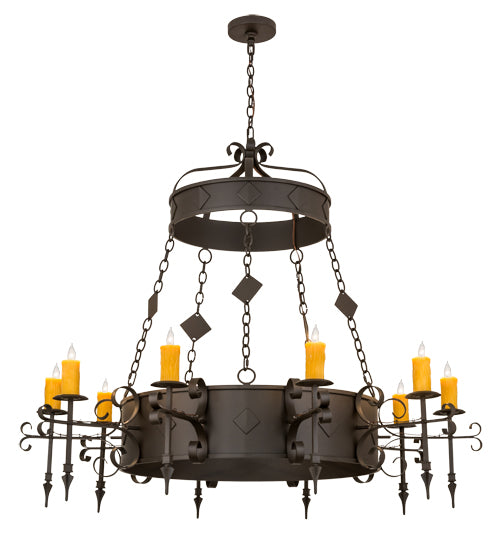 2nd Avenue - 01.0706.54 - Ten Light Chandelier - Diamante - Oil Rubbed Bronze