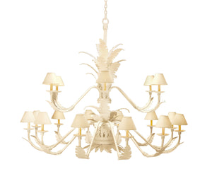 2nd Avenue - 01.0743.72.2TR - 18 Light Chandelier - Tiki - Tuscan Ivory