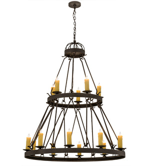 2nd Avenue - 01.0750.48.261U - 15 Light Chandelier - Lakeshore - Gilded Tobacco