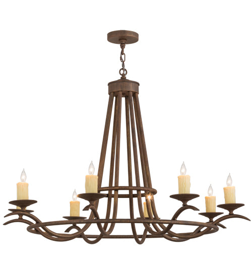 2nd Avenue - 01.0770.48.132U - Eight Light Chandelier - Octavia - Cortez Gold