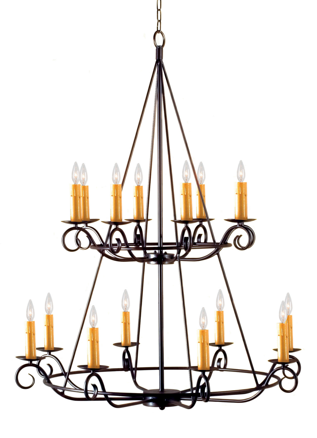 2nd Avenue - 01.0823.45 - 16 Light Chandelier - Estrella - Blackened Pewter