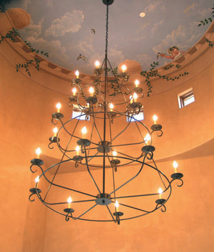 2nd Avenue - 01.0823.60 - 24 Light Chandelier - Estrella - Gilded Tobacco