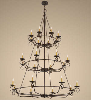 2nd Avenue - 01.0823.60.302U - 24 Light Chandelier - Estrella - Delmonico Bronze