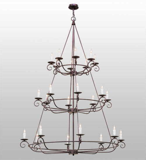 2nd Avenue - 01.0823.60.PRCC-20 - 24 Light Chandelier - Estrella - Mahogany Bronze