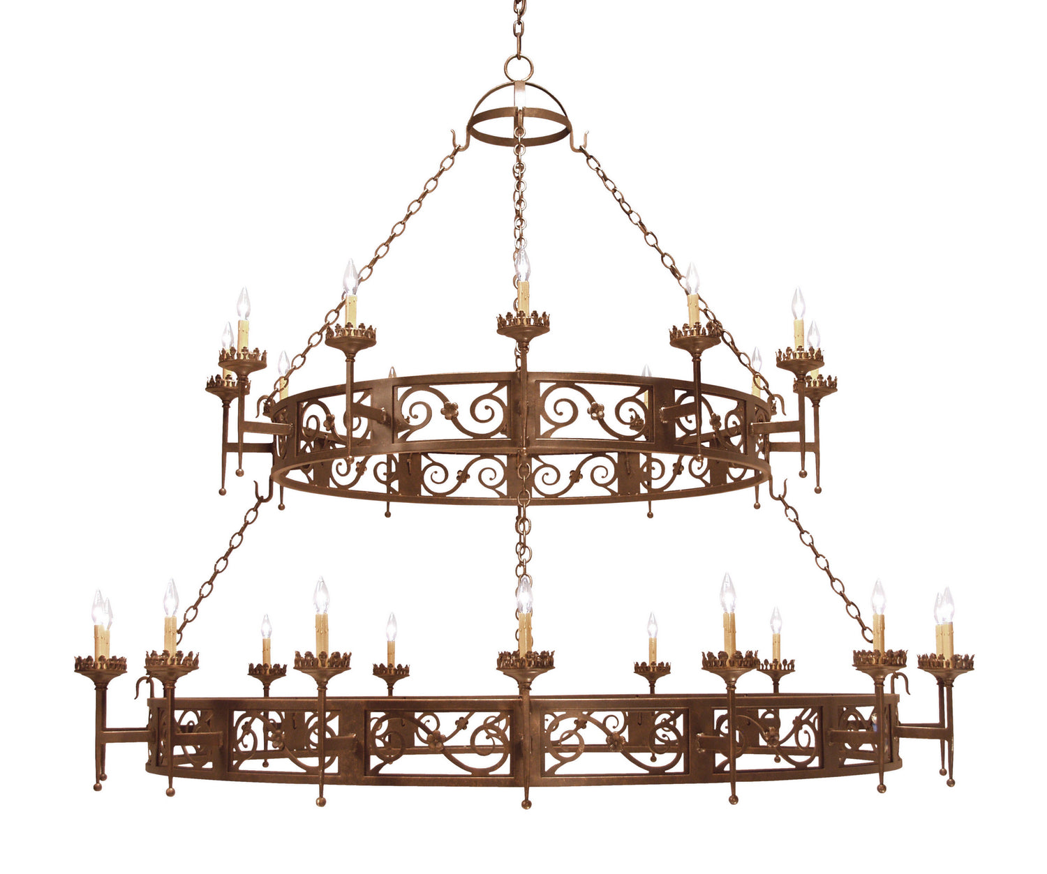 2nd Avenue - 01.0844.84 - 16 Light Chandelier - Majella - Gilded Tobacco