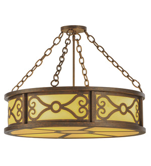 2nd Avenue - 01.0848.26.GT - Four Light Semi-Flushmount - Donya - Gilded Tobacco