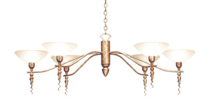 2nd Avenue - 01.0866.60 - Six Light Chandelier - Blanca - Corinth