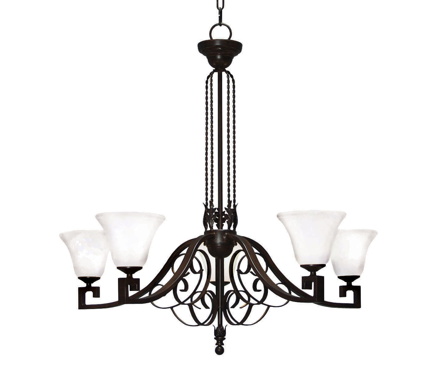 2nd Avenue - 01.0885.36 - Six Light Chandelier - Suri - Rustic Iron