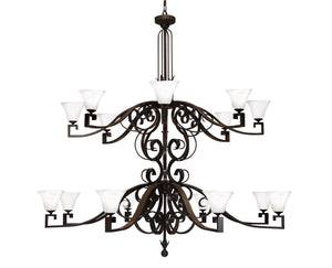 2nd Avenue - 01.0885.72 - 16 Light Chandelier - Noah - Rustic Iron