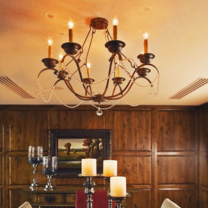 2nd Avenue - 01.0897.32.24H.DM - Eight Light Chandelier - Jaya - Custom