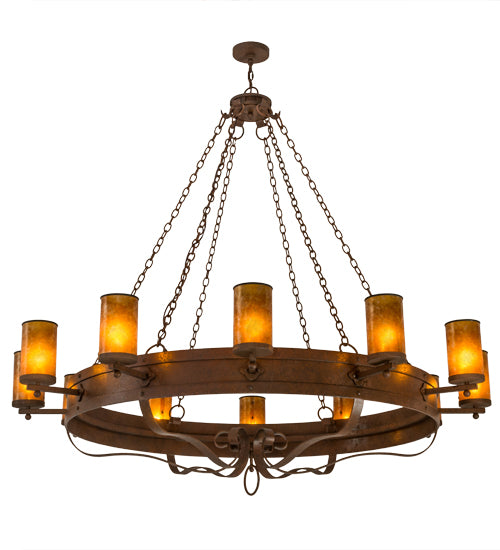 2nd Avenue - 01.0926.72.MICA - 12 Light Chandelier - Parnella - Rusty Nail