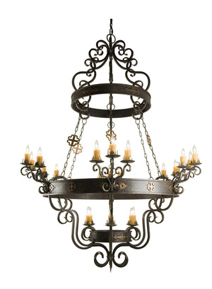 2nd Avenue - 01.0989.72 - 24 Light Chandelier - Santino - Gilded Tobacco / Gold