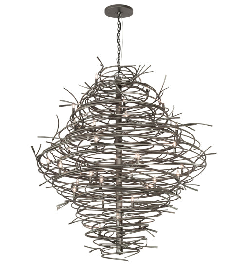 2nd Avenue - 01.0995.60.72H - 36 Light Chandelier - Cyclone - Pewter