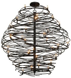 2nd Avenue - 01.0995.73.BLK - 36 Light Chandelier - Cyclone - Textured Black