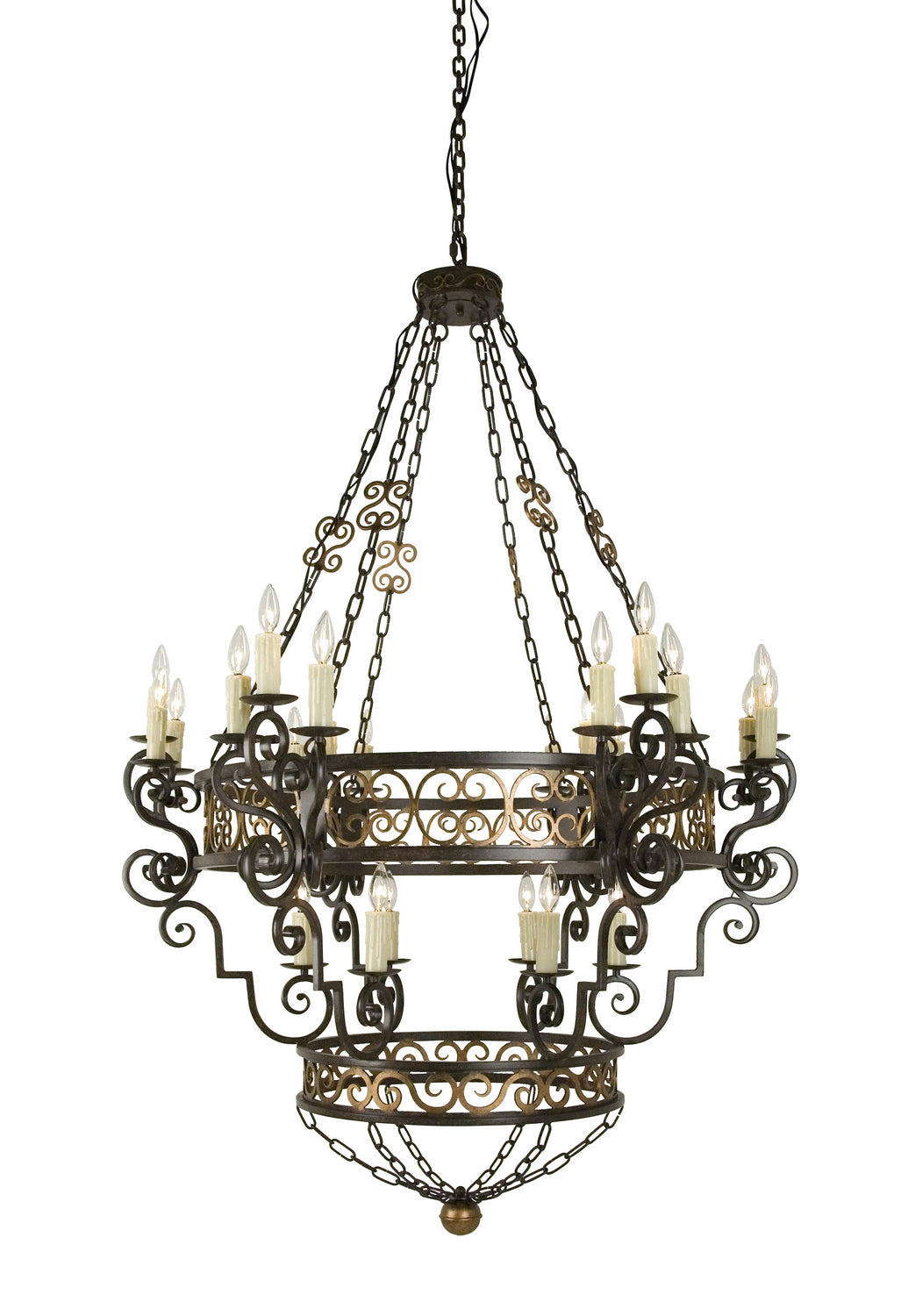 2nd Avenue - 01.0998.48 - 24 Light Chandelier - Isabo - Cajun Spice