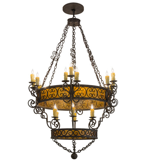 2nd Avenue - 01.0998.48.MICA - 24 Light Chandelier - Isabo - Antiquity