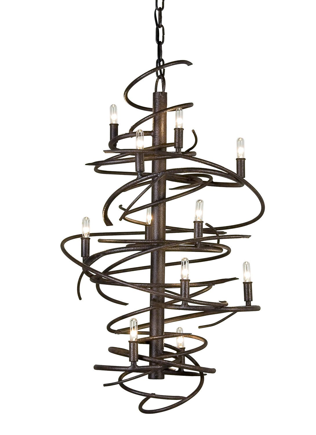 2nd Avenue - 01.1075.24 - 13 Light Chandelier - Cyclone - Cajun Spice