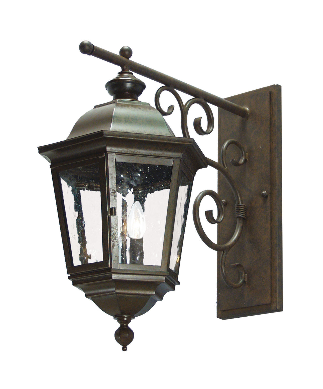 2nd Avenue - 03.0821.D.12 - Two Light Outdoor Lantern - Sebastian - Antique Rust