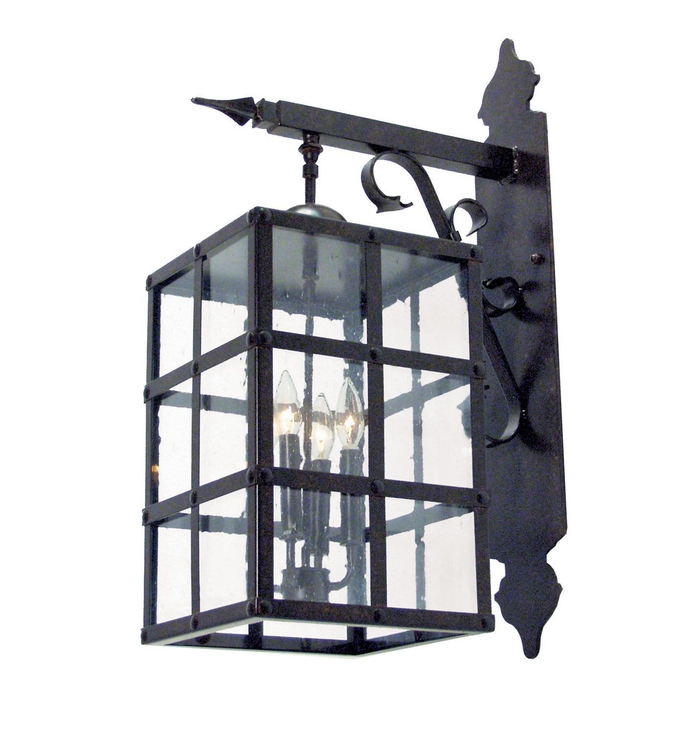 2nd Avenue - 03.0836.11 - Four Light Outdoor Lantern - Baretta - Antique Iron Gate