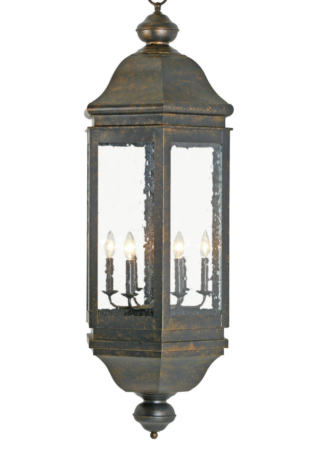 2nd Avenue - 03.1058.18 - Six Light Outdoor Lantern - Gascony - Golden Bronze