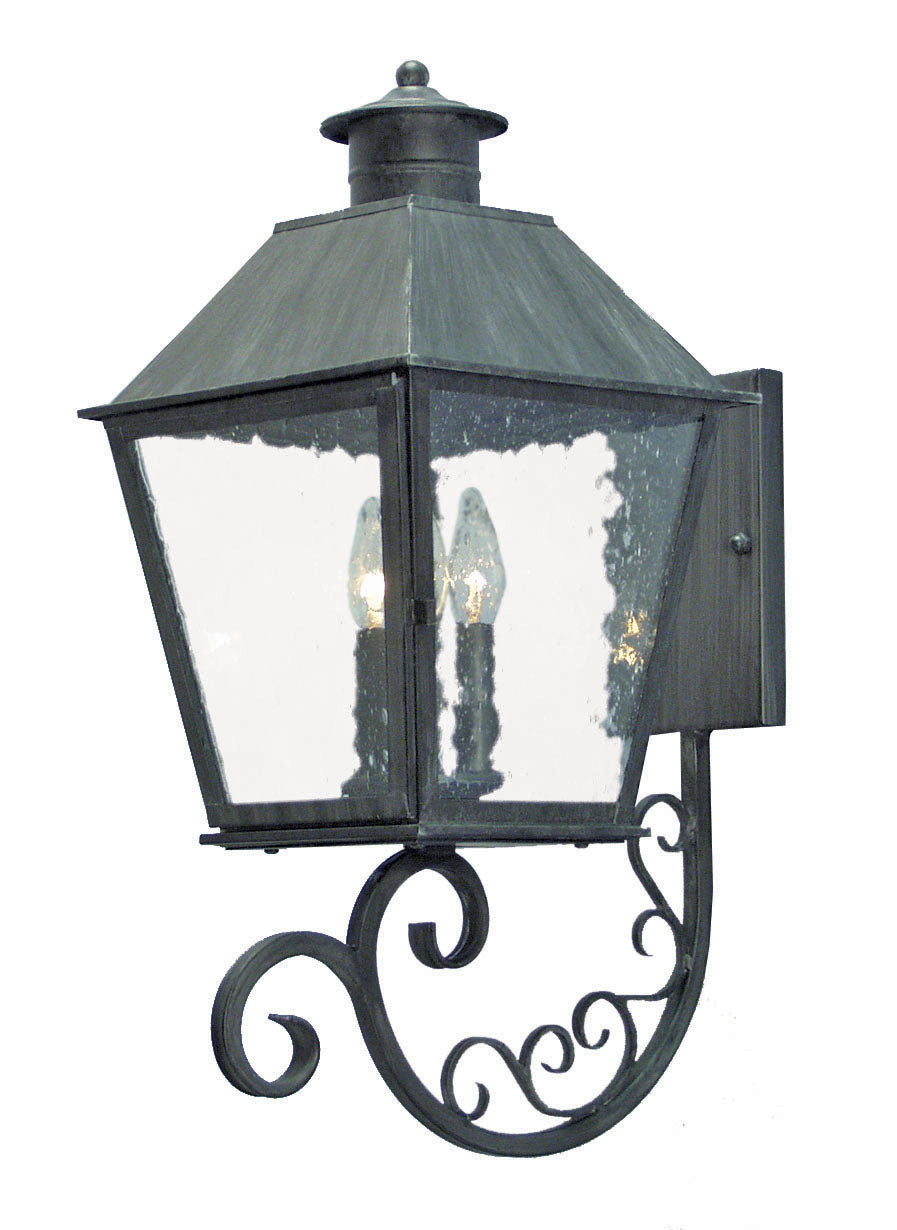 2nd Avenue - 03.1149.11 - Two Light Wall Sconce - Stafford - Antique Iron Gate