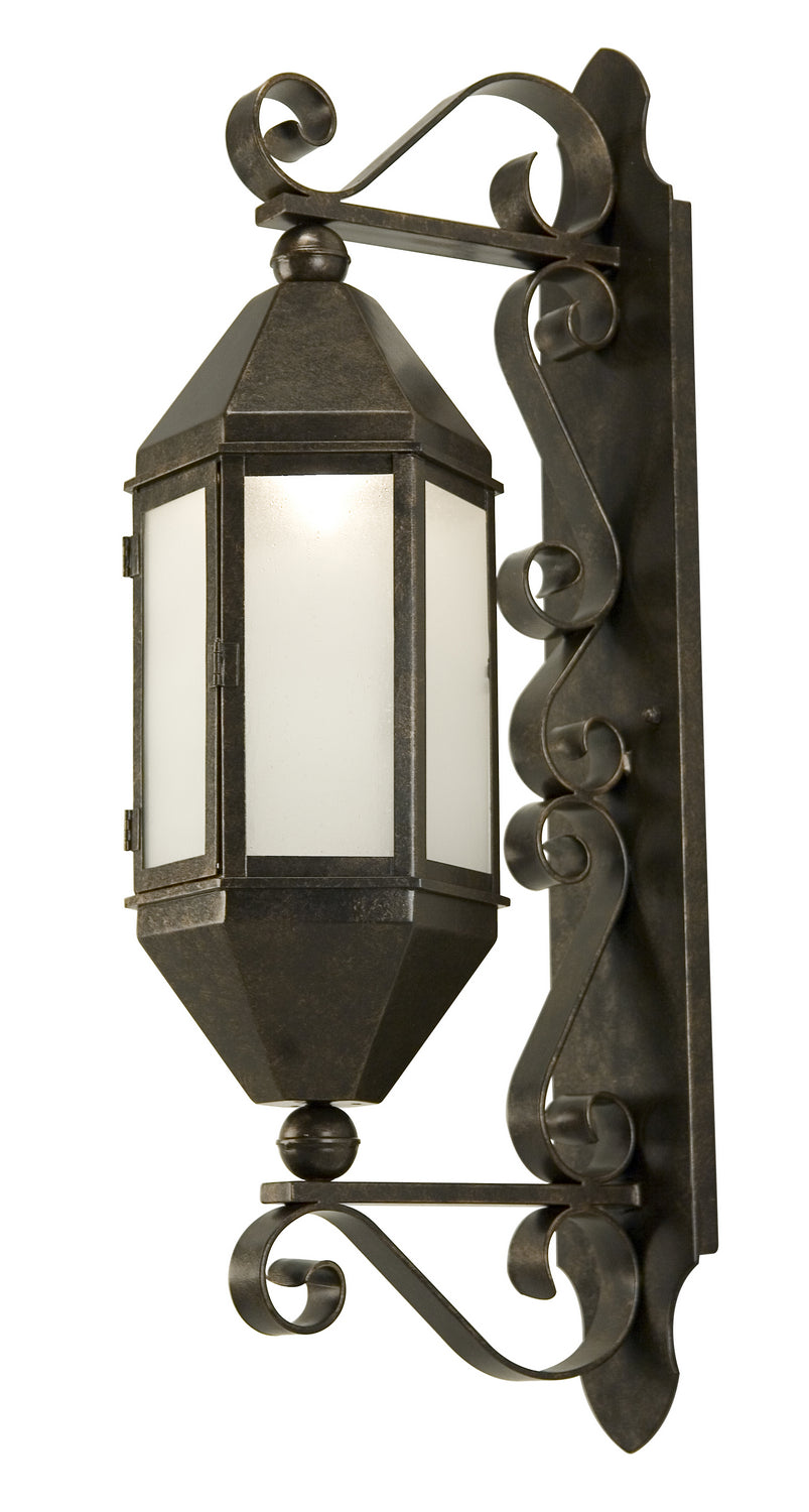 2nd Avenue - 03.1172.10 - One Light Wall Sconce - Plaza Lantern - Smoke