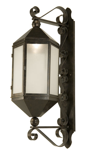 2nd Avenue - 03.1172.14 - 14"Wall Sconce - Plaza Lantern - Smoke