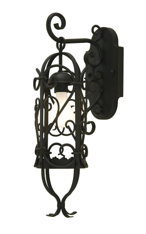 2nd Avenue - 03.1244.5 - One Light Wall Sconce - Delphine - Blackwash