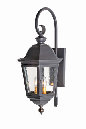 2nd Avenue - 03.2B212 - Two Light Outdoor Lantern - Tiamo - Blackwash