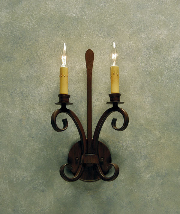 2nd Avenue - 04.0970.2.ADA - Two Light Wall Sconce - Valetta - Rustic Iron