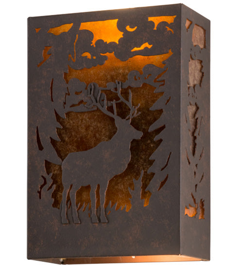 2nd Avenue - 04.1009.DEER - Two Light Wall Sconce - Deer - Cajun Spice