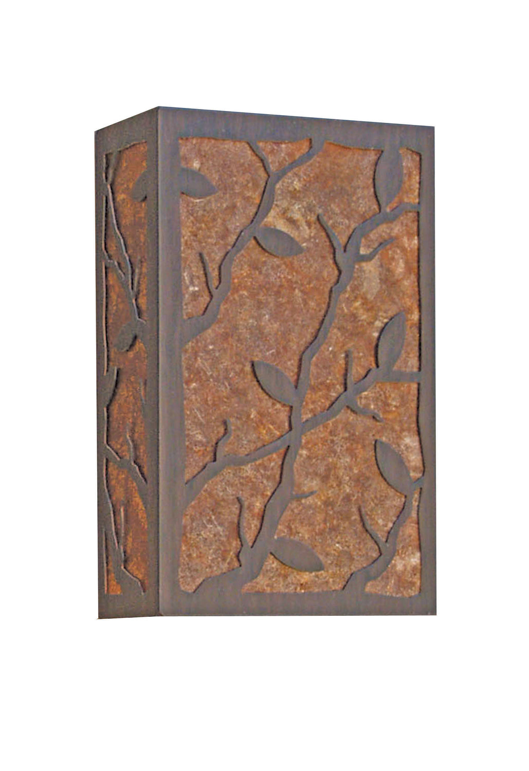 2nd Avenue - 04.1029.10 - Two Light Wall Sconce - Branches with Leaves - Rustic Iron