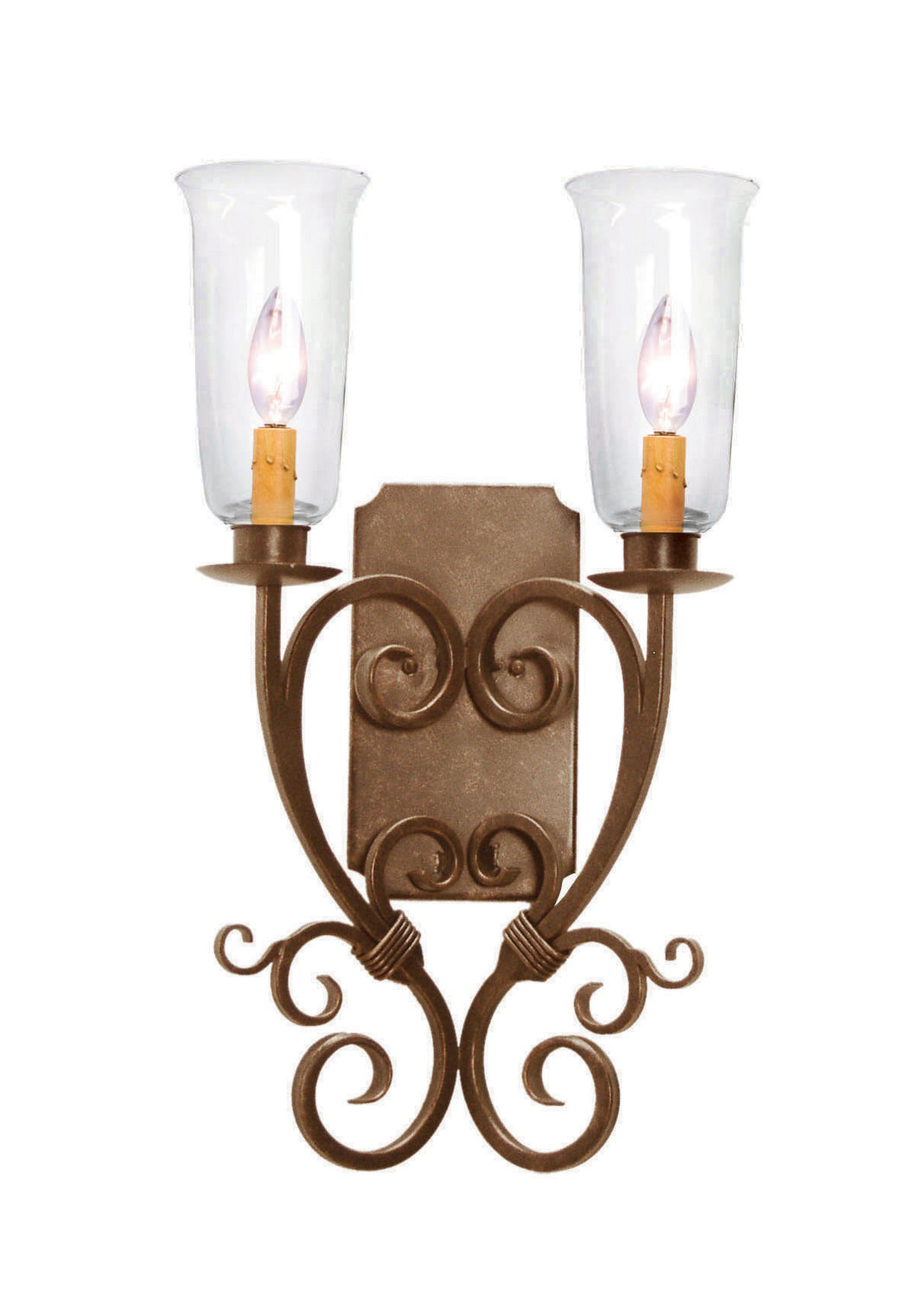 2nd Avenue - 04.1102.2 - Two Light Wall Sconce - Thierry - Antique Rust