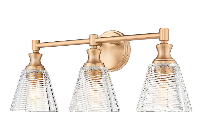 Z-Lite - 7704-3V-MGLD - Three Light Vanity - Auden - Modern Gold