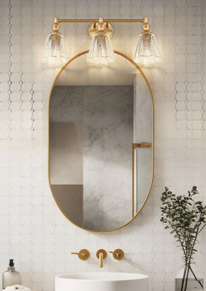 Z-Lite - 7704-3V-MGLD - Three Light Vanity - Auden - Modern Gold